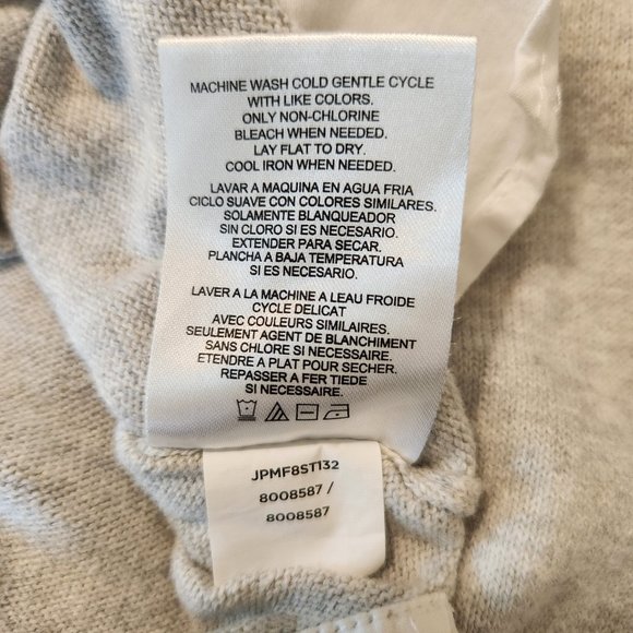 Grey Jones New York Ls Sweater Oxford Collar, Cuff, ShirtTails Large - Picture 10 of 12